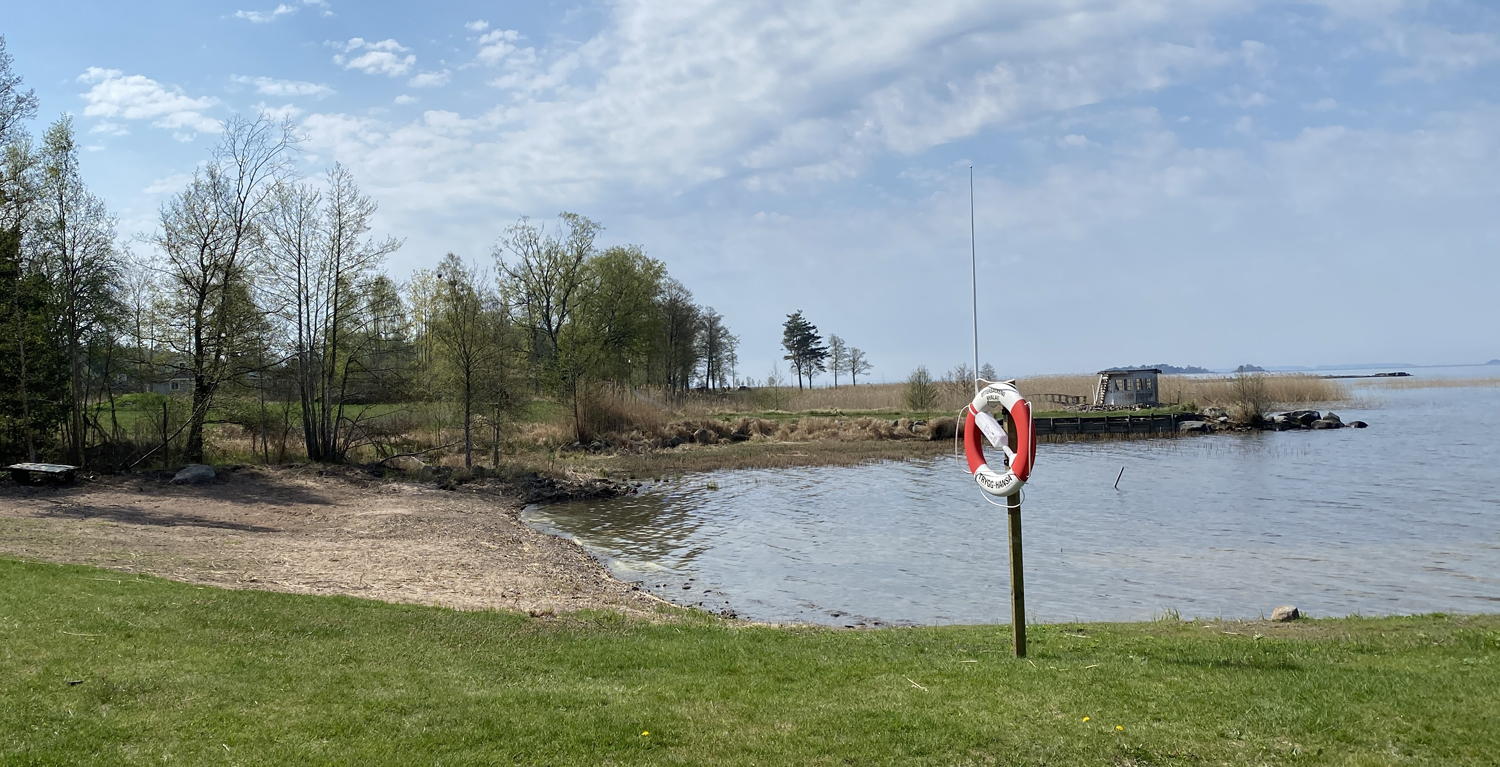 Badängens nya strand
