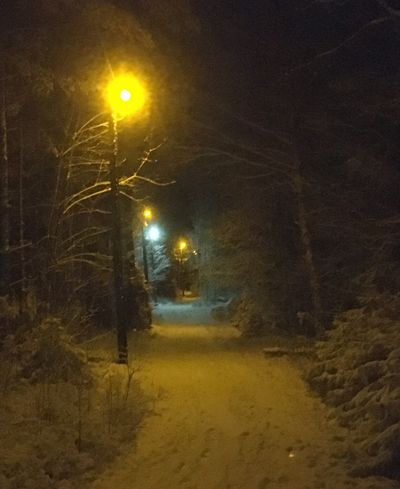 Många saknar möjlighet att använda elljusspåret efter mörkrets inbrott