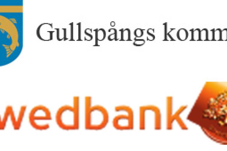 Bidragsgivare Swedbank och Gullspångs kommun